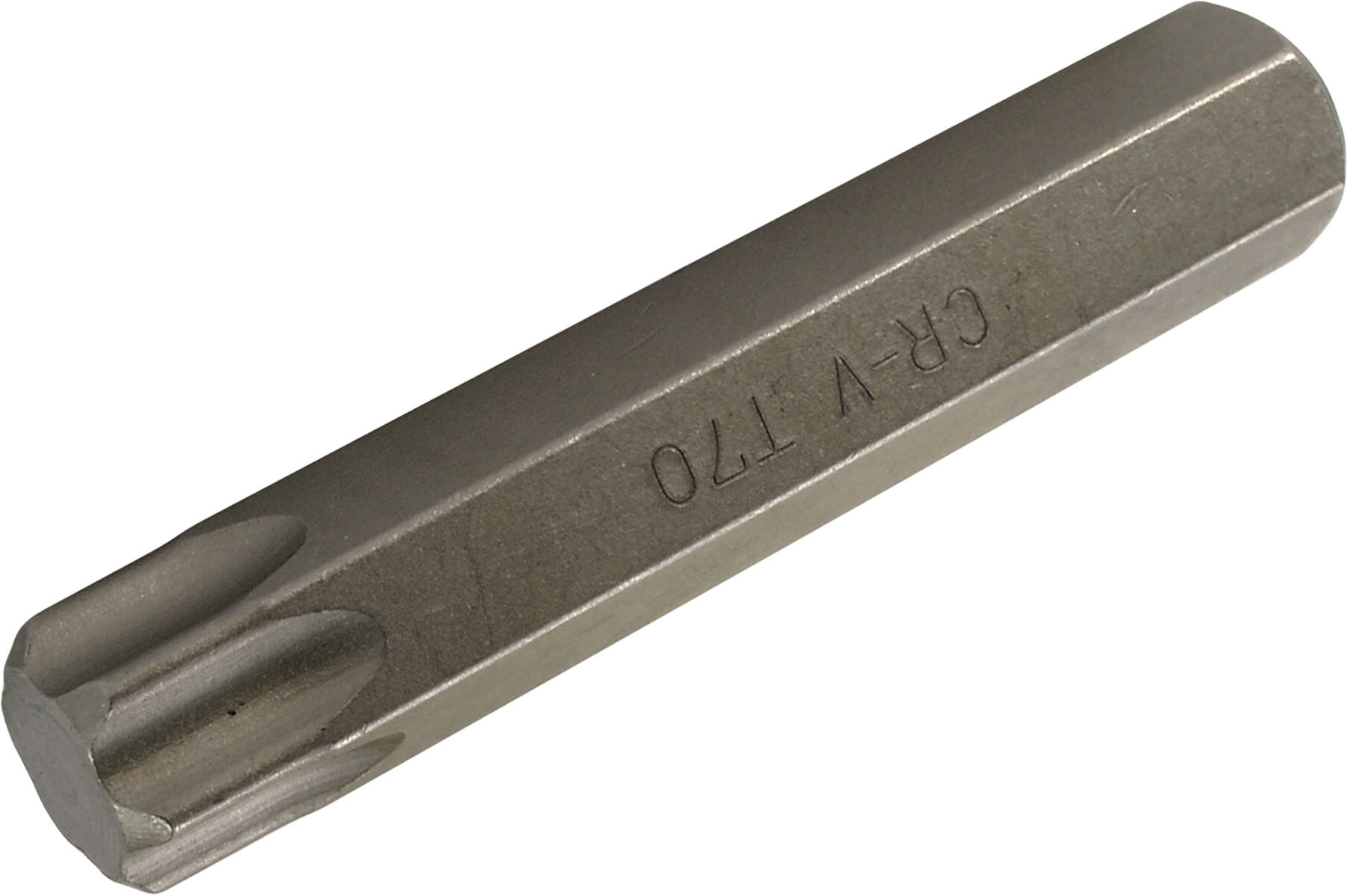 BGS Bit 4581, Länge 80 mm, Antrieb Außensechskant 14 mm, T-Profil (für TX) T70 ; BGS technic)