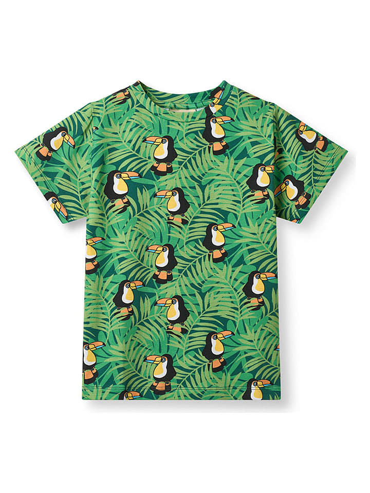 Småfolk Shirt "Gala" in Grün - 98/104