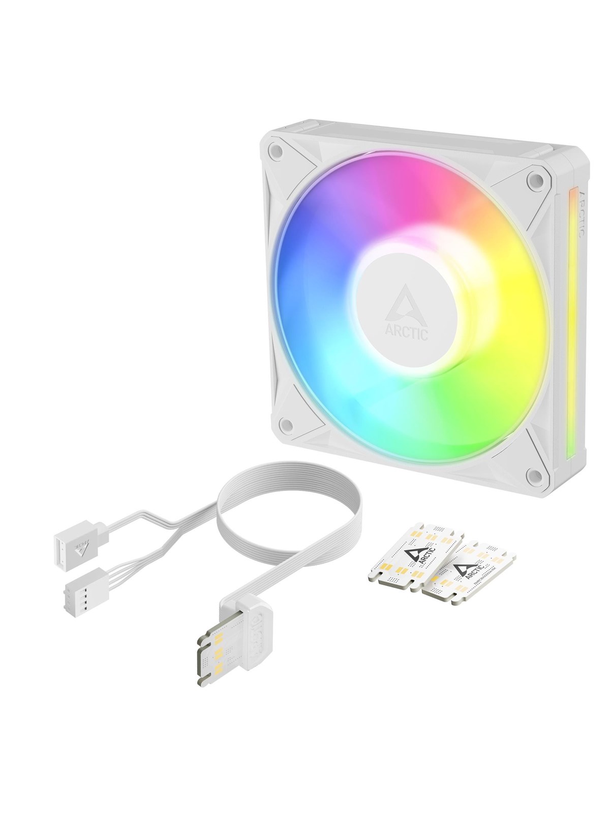 Arctic BioniX P12 A-RGB - Gehäuselüfter - 120mm - Weiß mit RGB LED