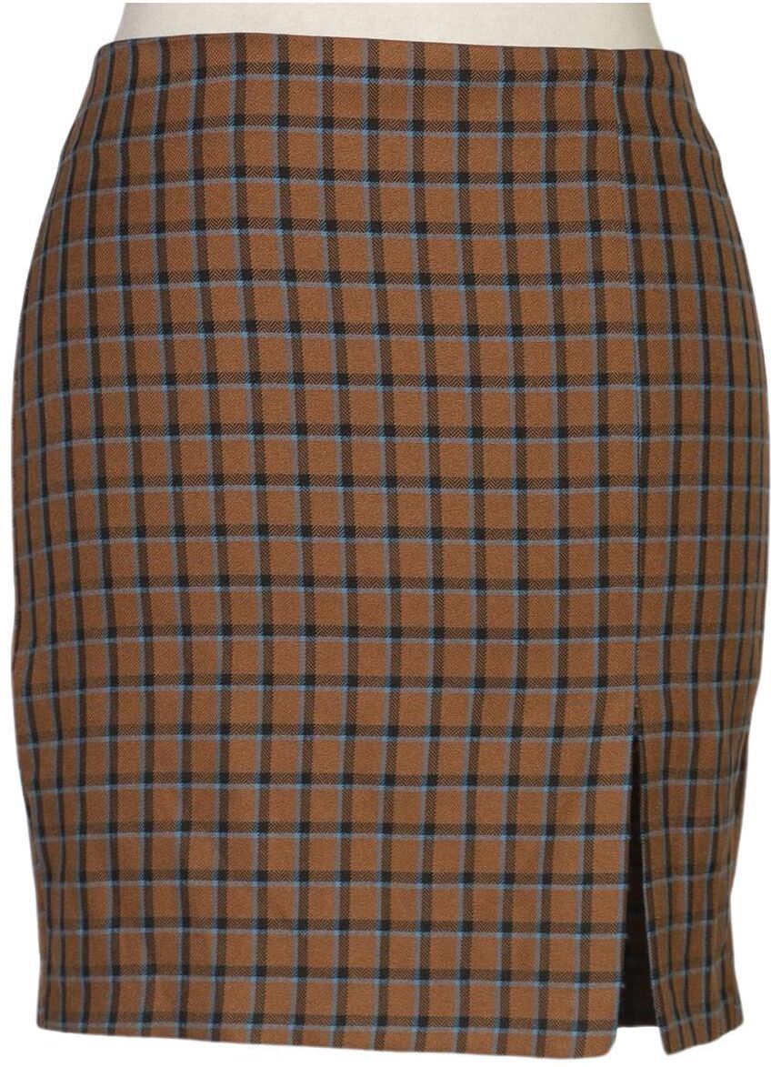 asos Damen Rock, Braun, Gr. EU 32, Synthetik - Second Hand