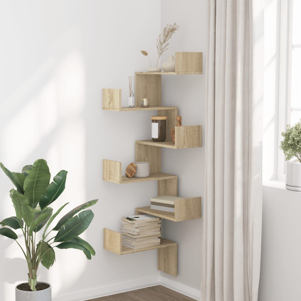 17 Stories Rombout Floating Shelf Sonoma Oak