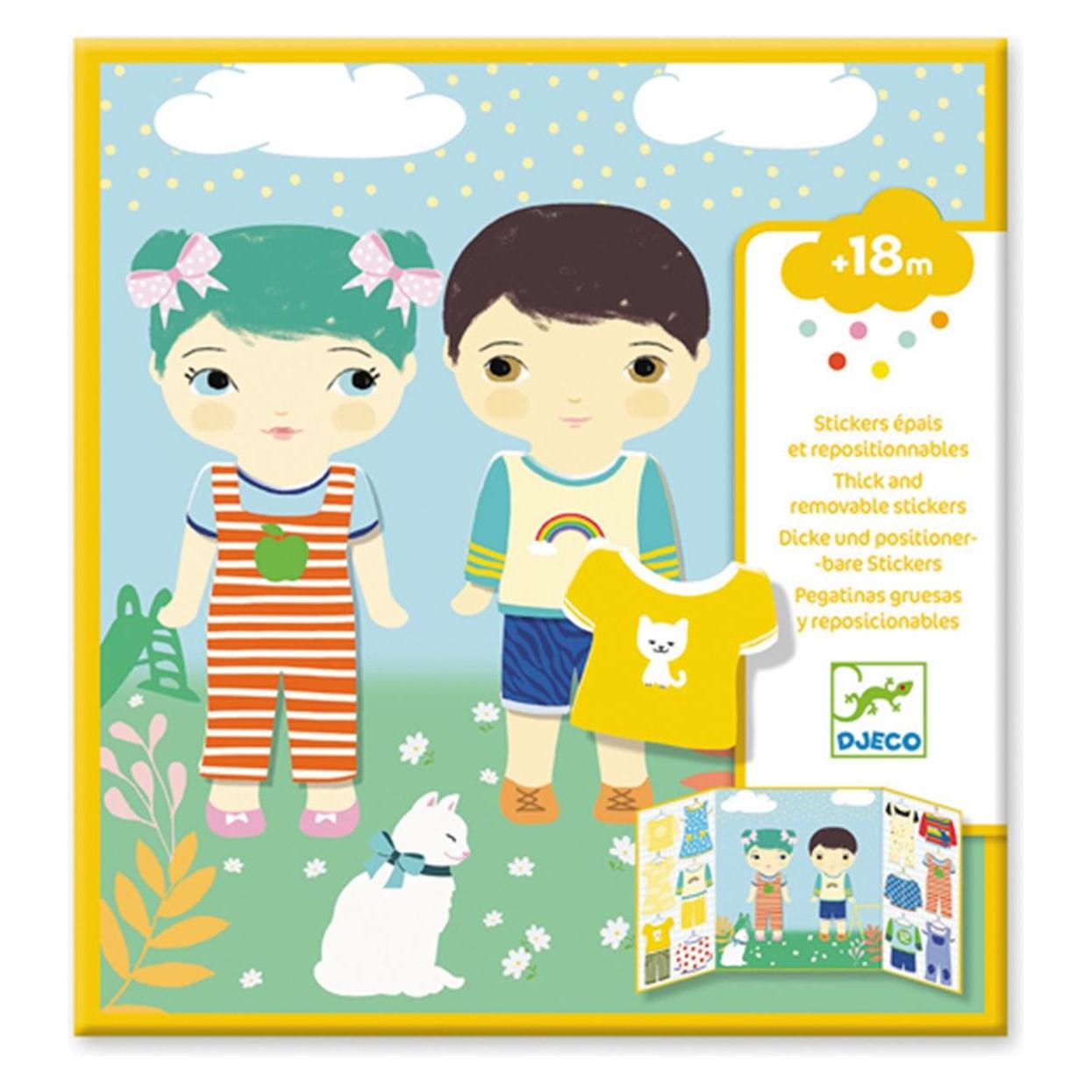 Djeco Stickerbilder Kleidungsstücke (5409070)