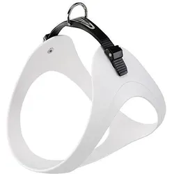 Ferplast Szelki Ergoflex - Białe L (L), Halsband + Leine