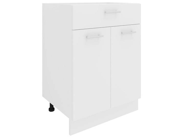 Mid.you Küchenunterschrank, Weiß, 1 Fächer, 1 Schublade(n) Schubladen, 60x82x46 cm, individuell planbar, Küchen, Küchenmöbel, Küchenschränke, Küchenunterschränke