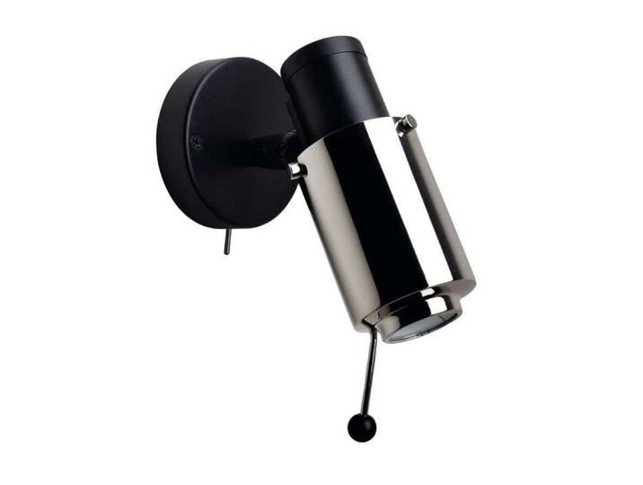 Biny Spot LED m/Schalter & Stange Schwarz/Nickel - DCW - Metall