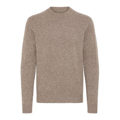 Strickfleece-Pullover CASUAL FRIDAY "Strickpullover CFAnte", Herren, Gr. XL, braun (shopping bag melange), Obermaterial: 70% Wolle mw. 25% Nylon NY. 5% sonstige Fasern AF., Pullover