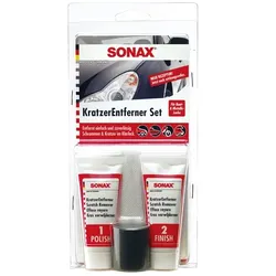 SONAX Kratzer-Entferner-Set für Lack, 50 ml zur Beseitigung von Kratzern und Schrammen