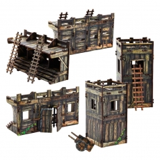 e-Raptor Constructions Set - Wooden Barrier 288744
