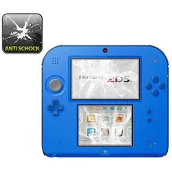 8x Panzerfolie für Nintendo 2DS ANTI-SCHOCK Displayschutzfolie HD KLAR