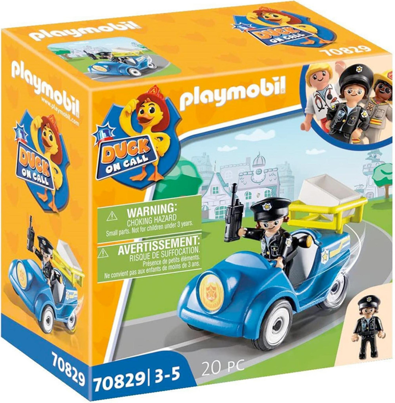 Playmobil 70829 Duck on Call Mini-auto Politie Constructiespeelgoed