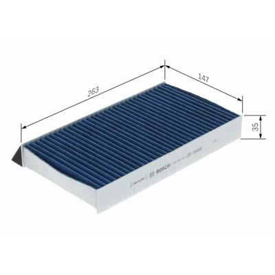 BOSCH Filter, Innenraumluft 0 986 628 634 für RENAULT