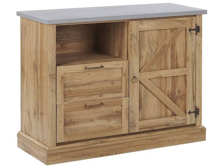Commode effet bois clair