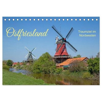 Ostfriesland - Traumziel im Nordwesten (Tischkalender 2027 DIN A5 quer), CALVENDO Monatskalender