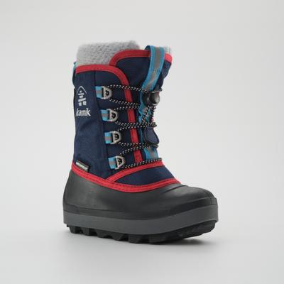 Winterboots KAMIK "CASCADE", Mädchen, Gr. 30, blau (navy), Synthetik, Schuhe Winterboots, Snowboots,Winterstiefel,gefüttert,wasserdicht