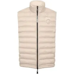 PLEIN SPORT Kurze Weste, Größe M in Beige 06