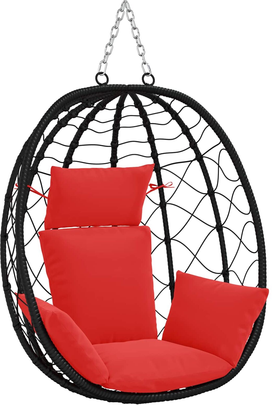 vidaXL Coussin Adirondack PUTTEN 100 % polyester Rouge