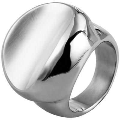 Fingerring ADELIA´S "Damen Ring aus Edelstahl" Gr. 52, silber, Fingerringe, Damen, 52, Edelstahl, Fingerring