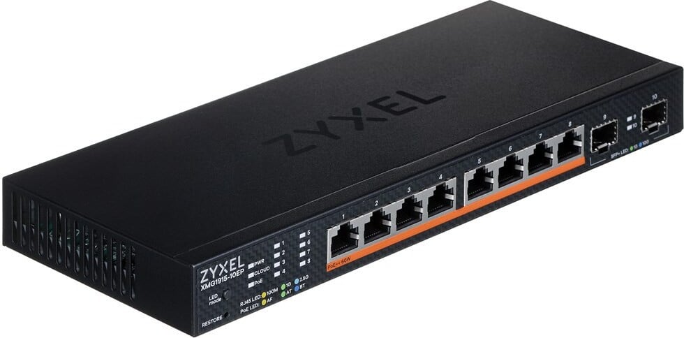 Zyxel XMG1915-10EP Managed L2 2.5G Ethernet Power over Ethernet (PoE) Switch