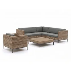 ROUGH-D Ecklounge-Set 5-teilig 6-Sitzer