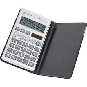 Genie Taschenrechner 330, 10-stelliges LC-Display, Solar- & Batteriebetrieb