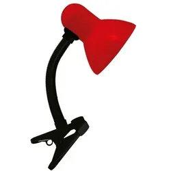 Schreibtischlampe mit Clips TOLA E27 RED CLIP IDEUS 02854