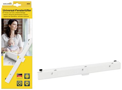 Schellenberg 46600 Universal-Fensterlüfter Weiß