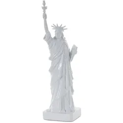 Décoshop26 - Dekorative Freiheitsstatue-Figur 40 cm Polyresin York für den Innen- und Außenbereich M10_005508