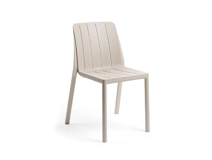 NARDI set de 4 chaises d'extérieur TIBERINA BISTROT (Corde - Polypropylène)