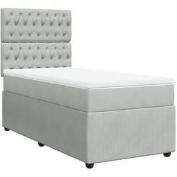 vidaXL, Boxspringbett, Erdmute (Knopfheftung Design) (160 x 200 cm)