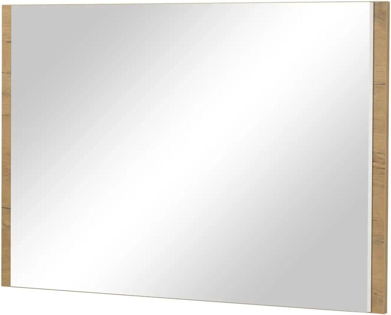 Höffner Spiegel  Life ¦ holzfarben ¦ Glas,Aluminium,Holzwerkstoff ¦ Maße (cm): B: 118 H: