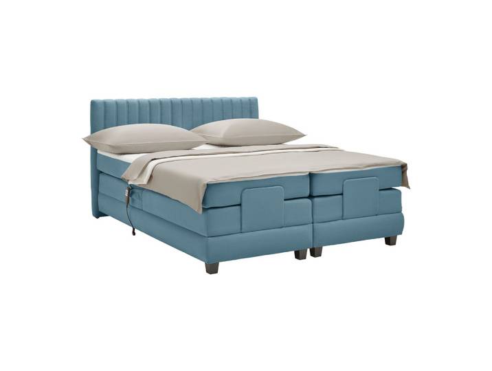 Boxspringbett Dixon Dunkelblau ca. 140x200cm