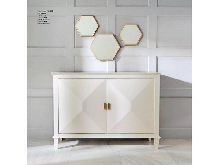 JVmoebel Sideboard Exquisites Designer Sideboard aus hochwertigem Holz in Weiß, Made in Europa