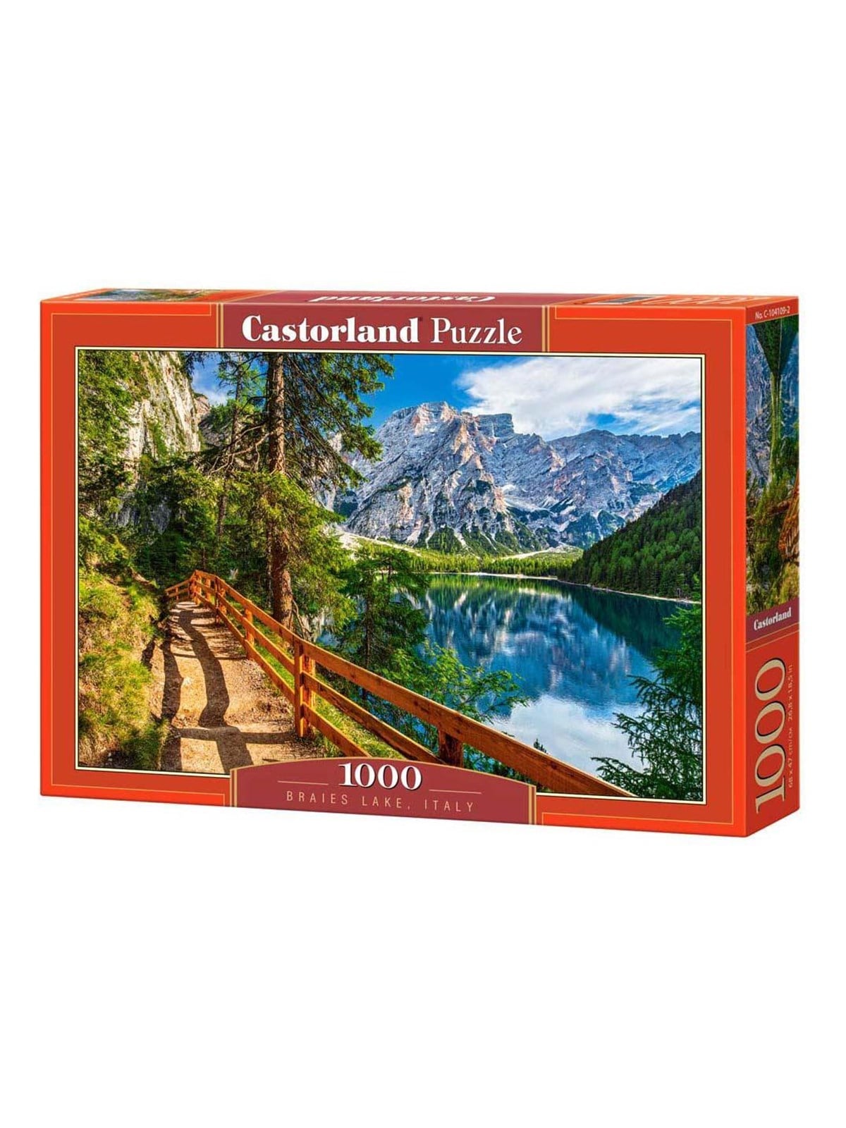 Castorland Braies Lake Italy 1000 pcs. 2D Puzzles