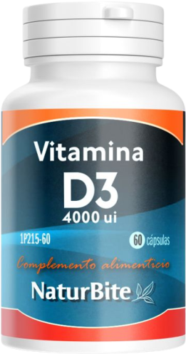 Naturbite Vitamin D3 4000 Iu 60 Pearls