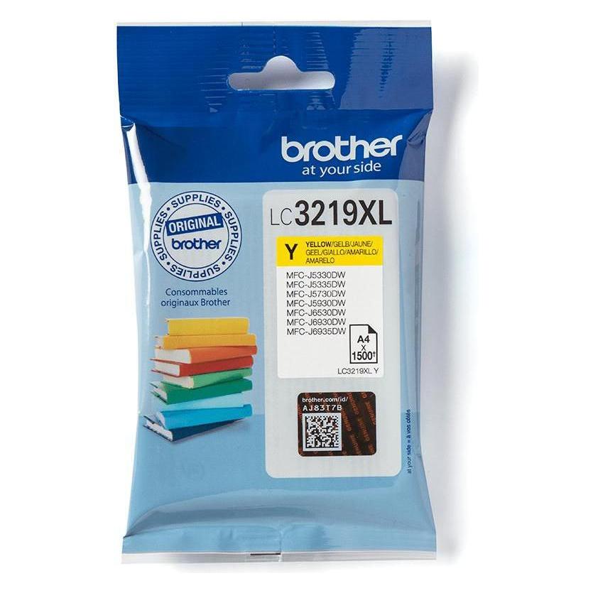 Brother Ink Cartridge Original Yellow (Y) (LC-3219XLY)