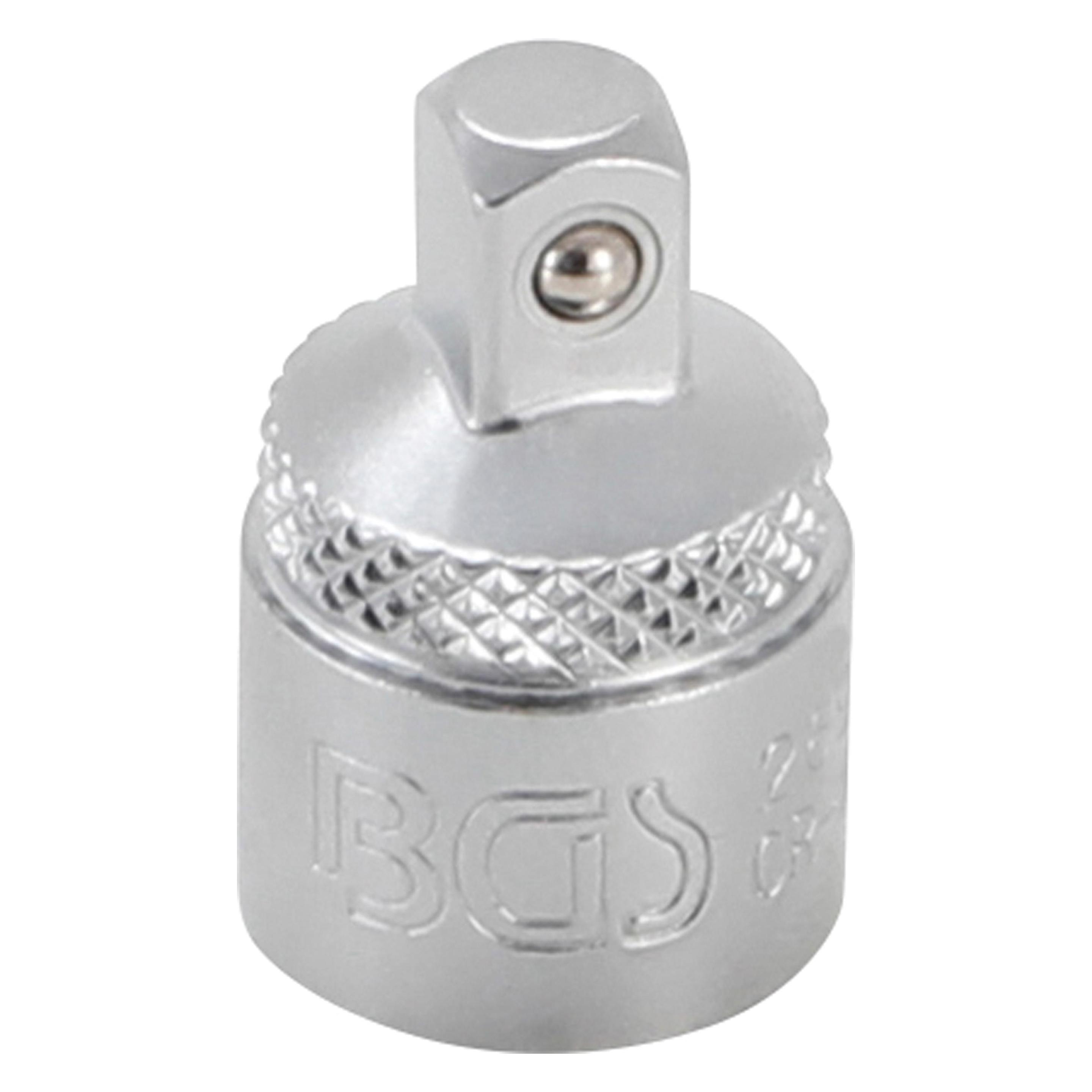 BGS Steckschlüssel-Adapter | Innenvierkant 10 mm (3/8") - Aussenvierkant 6,3 mm (1/4") (22164811)