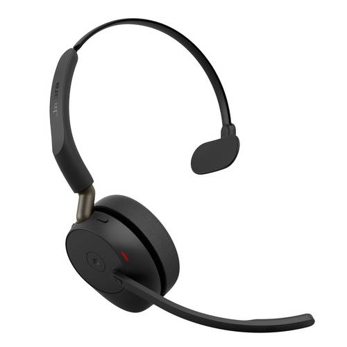 Jabra Evolve3 65 Mono, LINK 390c, MS On Ear Headset Bluetooth, Kabellos Schwarz
