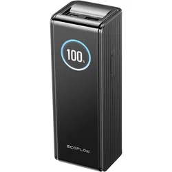 EcoFlow RAPID Powerbank black 25.000mAh (25000 mAh, 170 W), Powerbank, Schwarz, Grau, Silber