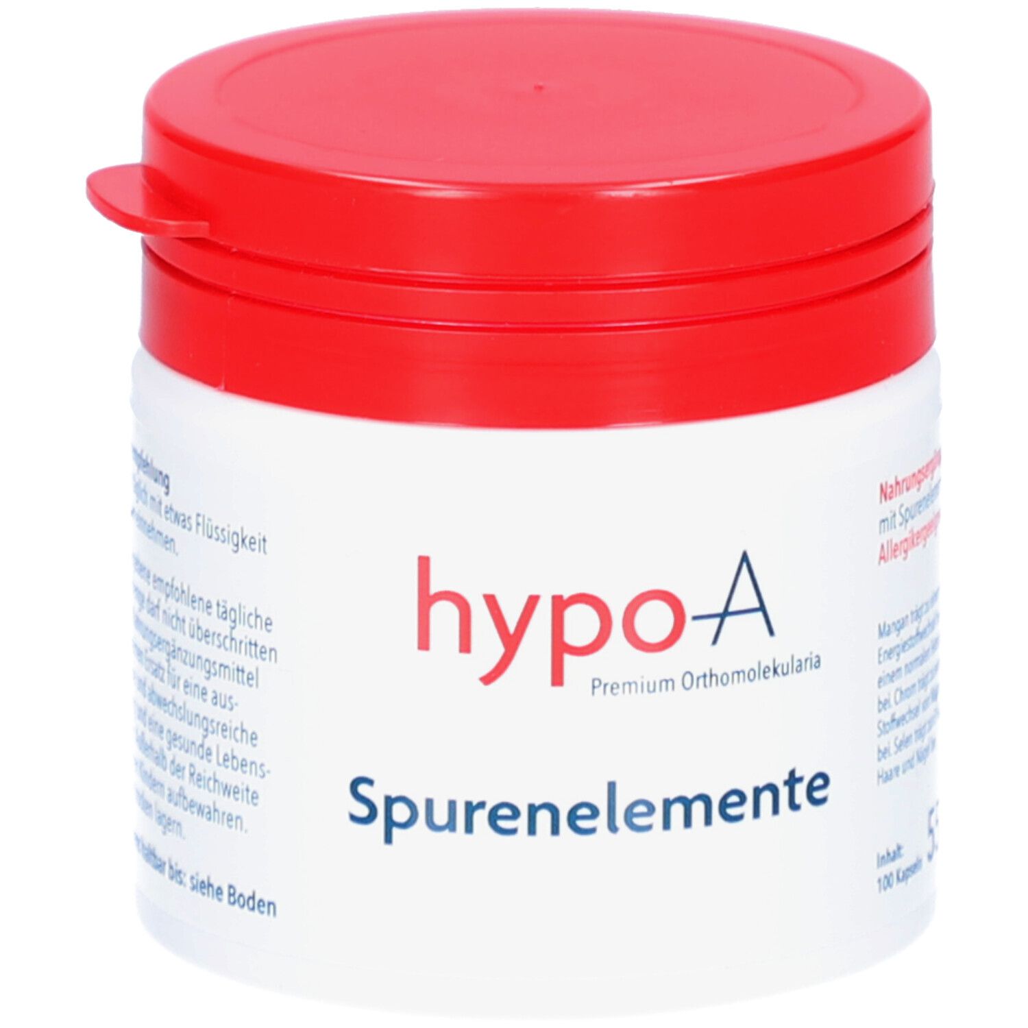 Hypo-A Spurenelemente Kapseln 100 St