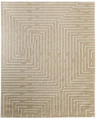 Grand Bazaar Alister Hand Tufted Geometric Transitional Area Rug