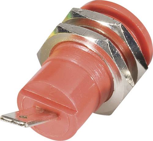 Schnepp BU 4600 rt Sicherheits-Laborbuchse Buchse, Einbau vertikal Stift-Ø: 4mm Rot