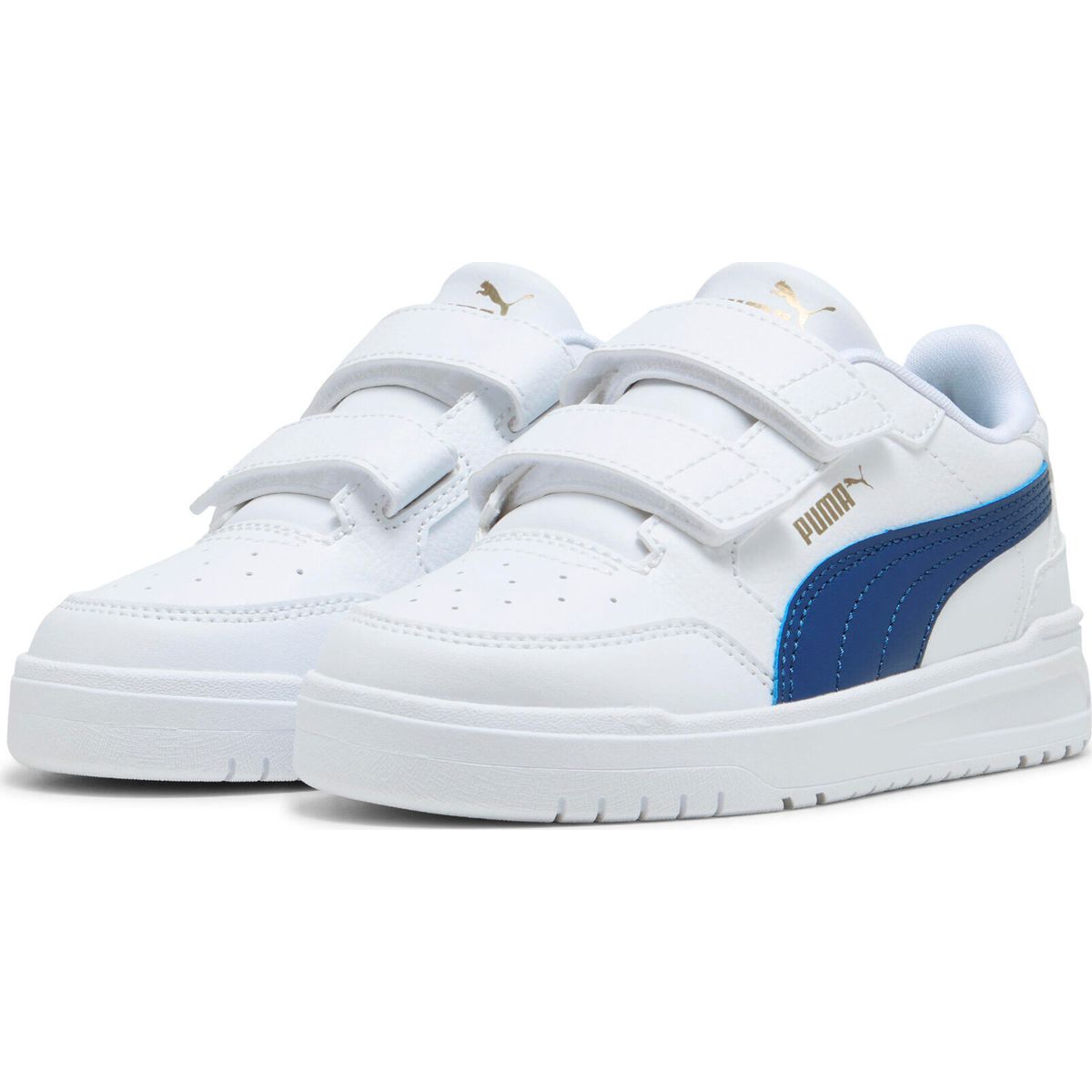 Puma Shuffle Downtown Lo V PS puma white-clyde royal-puma gold (11) 11 403740-11-11