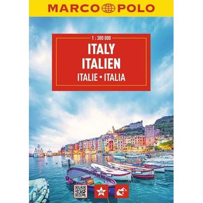 MARCO POLO Reiseatlas Italien 1:300.000, Gebundene Ausgabe von Marco Polo Verlag, MairDuMont, 978-3-575-01812-0