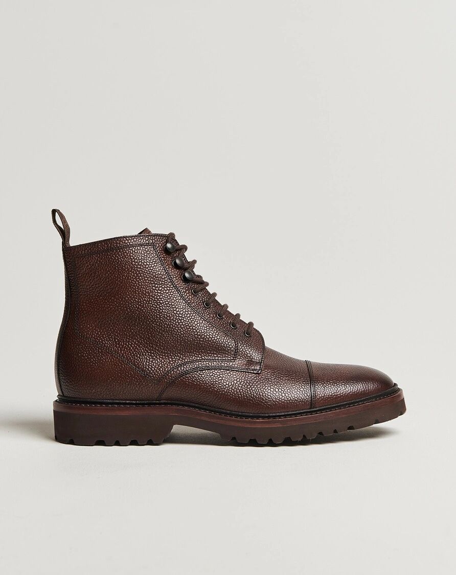 Loake Shoemakers Aquarius Grained Lightweight Boot Dark Brown men EU44 Brun