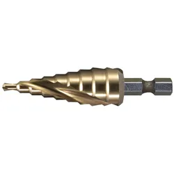 Makita Stufenbohrer 1/4 Zoll - Ø 4-12 mm - 9-stufig - HSS-TiN - spiralförmig - D-40179