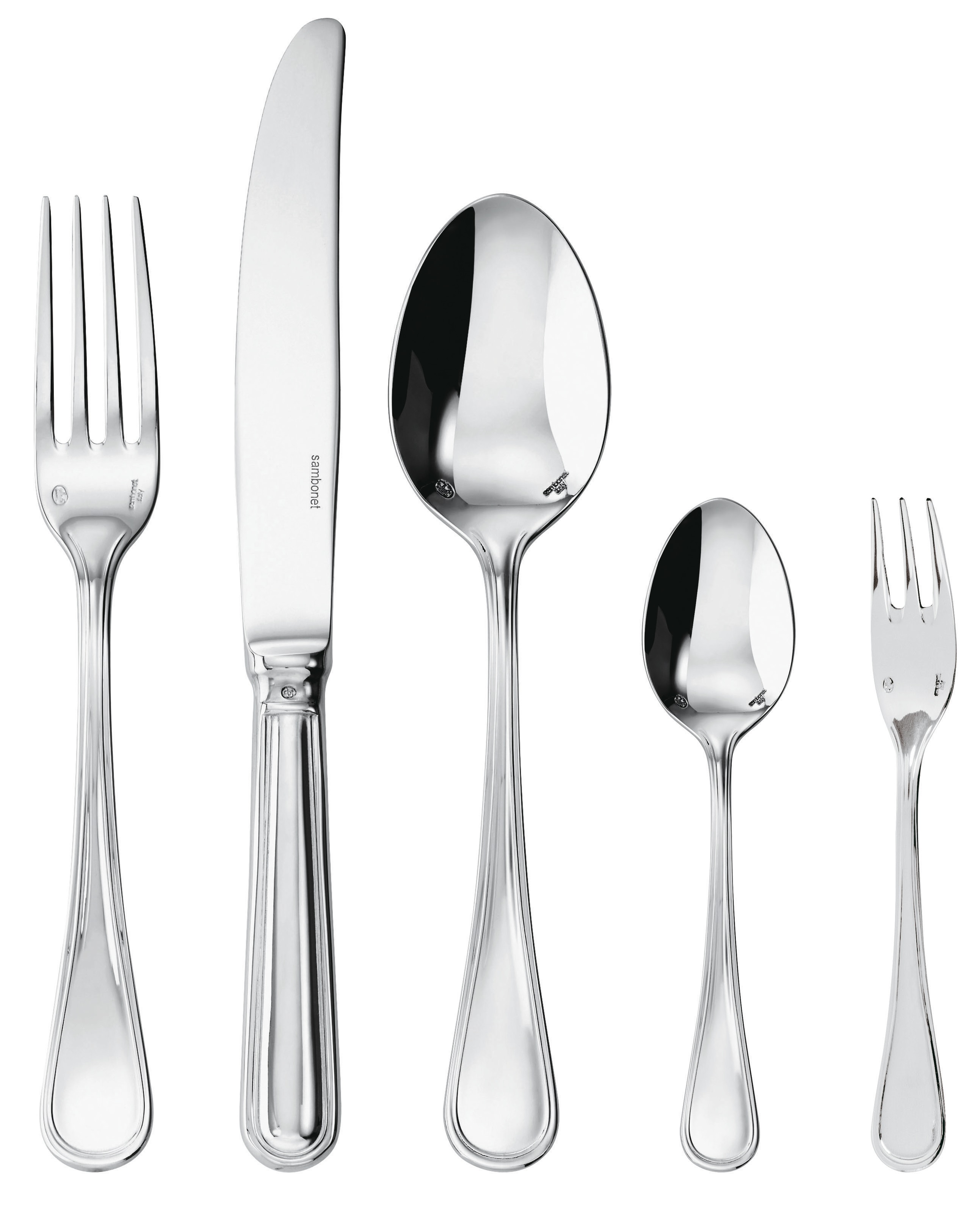 Sambonet Besteckset Contour Versilbert 30-teilig