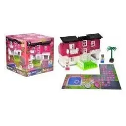Qbee Blocks&Steps Pink Villa Bausatz