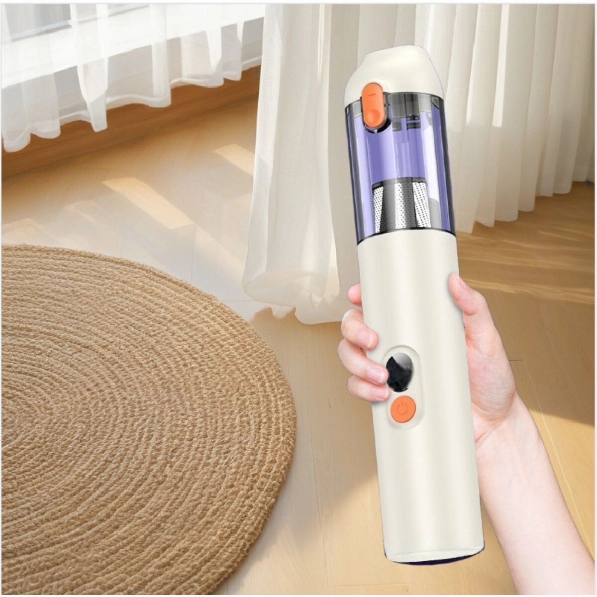 INF 4-in-1 Kabelloser Handstaubsauger — 18000PA bürstenloser Motor, wiederaufladbar 2000MAH3 für Zuhause, Auto und Outdoor Beige