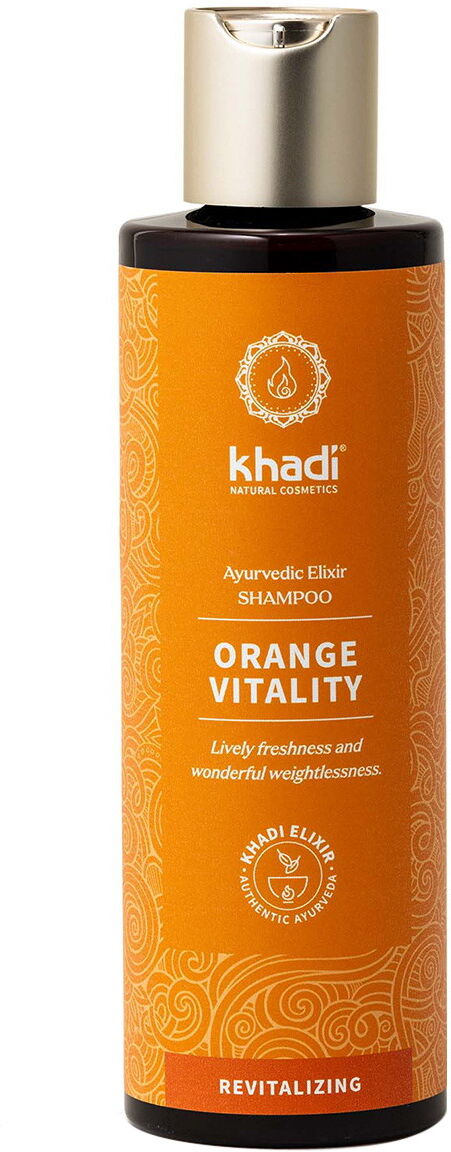 200ml khadi Revitalizing Ayurvedic Elixir Shampoo Orange Vitality