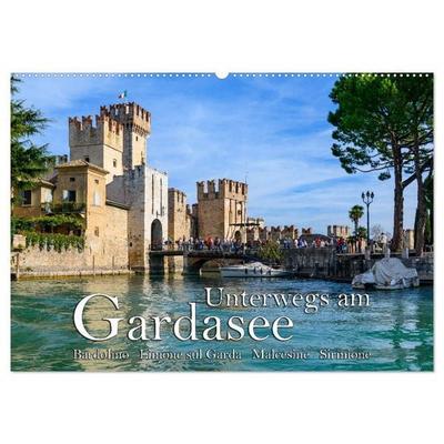Unterwegs am Gardasee (Wandkalender 2027 DIN A2 quer), CALVENDO Monatskalender